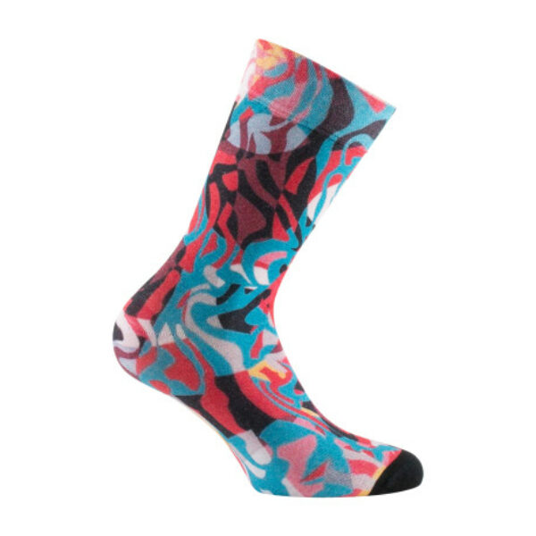 Chaussettes femmes en laine motif graphiques